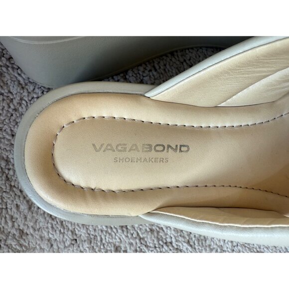 Vagabond Sandal Womens Size 6 Ivory Courtney Crossband Open Toe Slide Casual - Picture 9 of 16